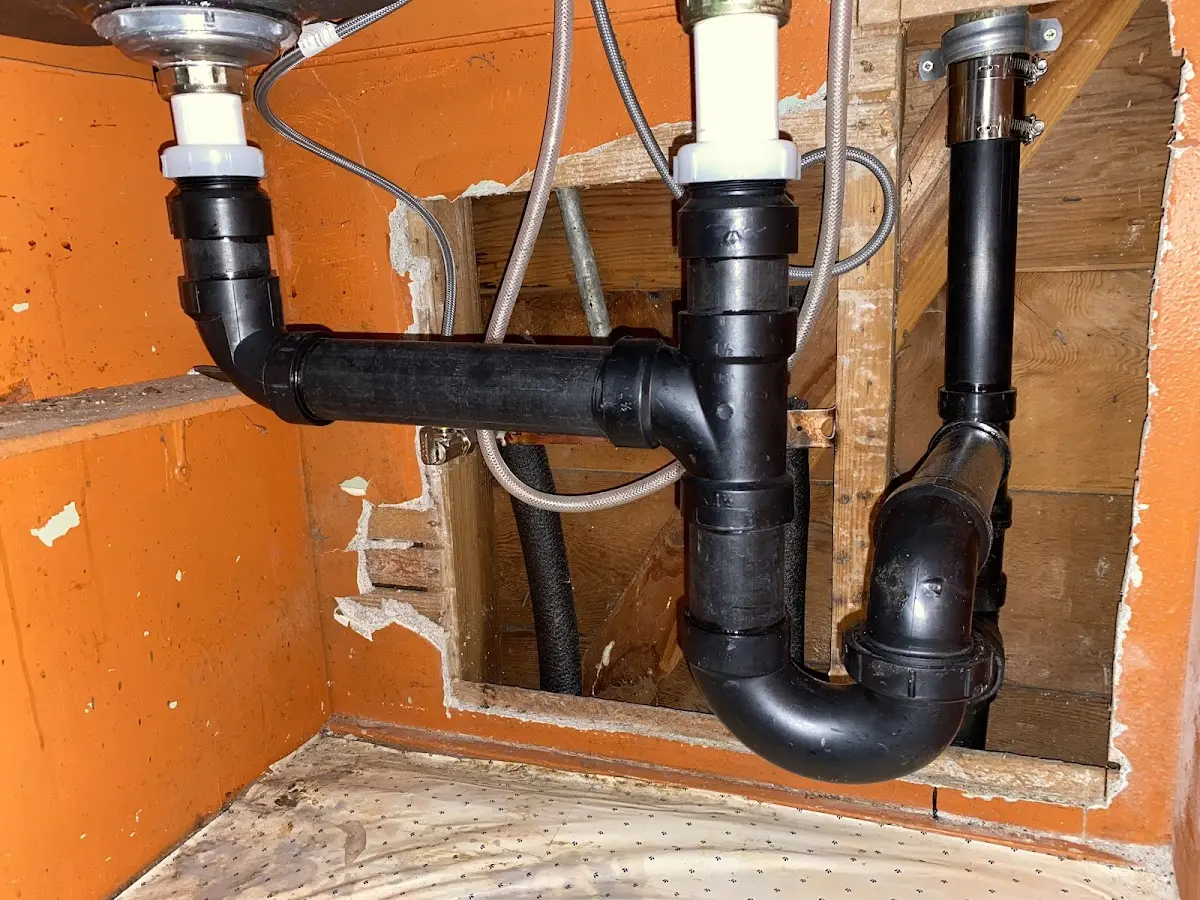 Professional Garbage Disposal Repair equipment and tools on the job in Staunton